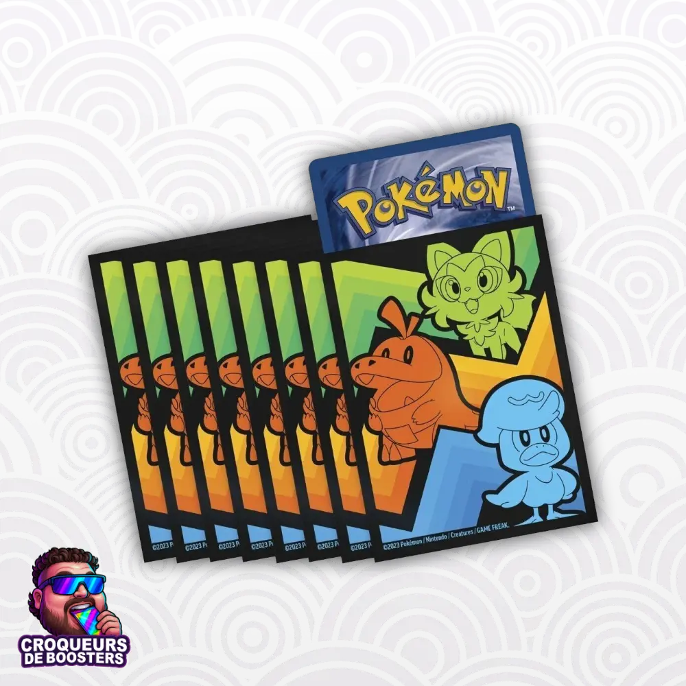 Sleeve - ETB - ÉVOLUTIONS À PALDEA  - EV2 - SCELLÉ - par 65 Croqueurs de Boosters